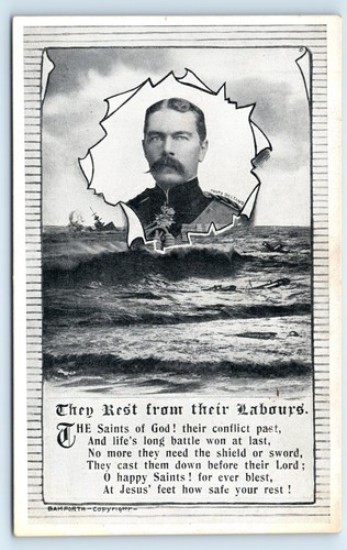 Postcard field marshal lord - marshal,