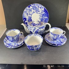 Royal Crown Derby Mikado Teaset For Two including Teapot  Vintage 1905