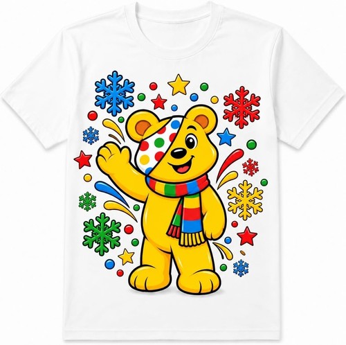 Funny pudsey bear - bear, t-shirt
