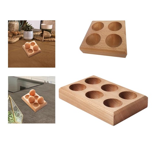 Wood egg holder - wood,
