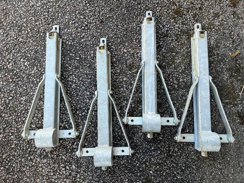 Set galvanised caravan - of,