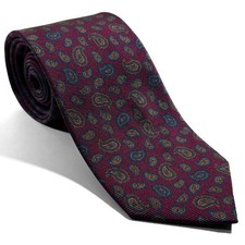 Burgundy Paisley Italian