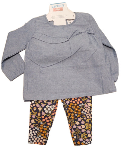 Nwt carters chambray top - carters, &