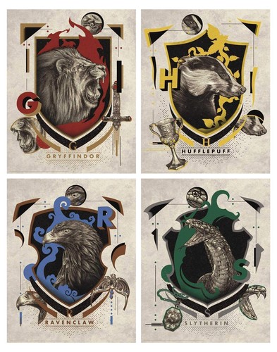 Harry potter house crests - potter, of