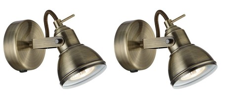 Antique brass finish - brass, light