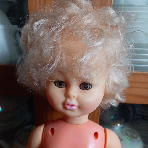 Vintage large doll - large, 19