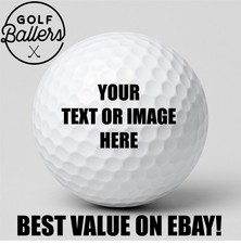Personalised Golf Balls - Any Photo Image or Text - Gift Birthday Christmas