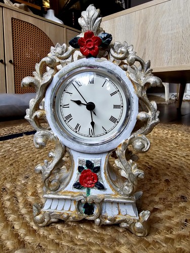 Vintage alabaster stone mantel - alabaster,
