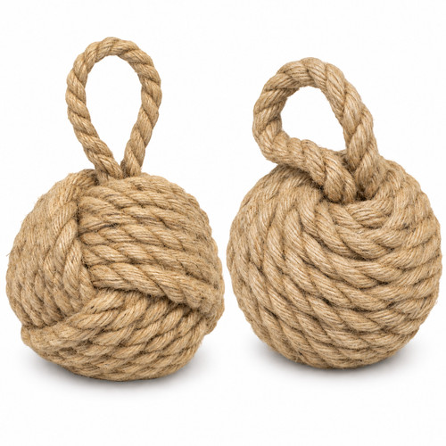 Door stop rope knot - knot, jute