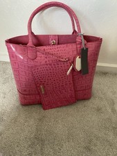 Ruth Langsford Pink Handbag With Crossbody Strap And Dust Bag