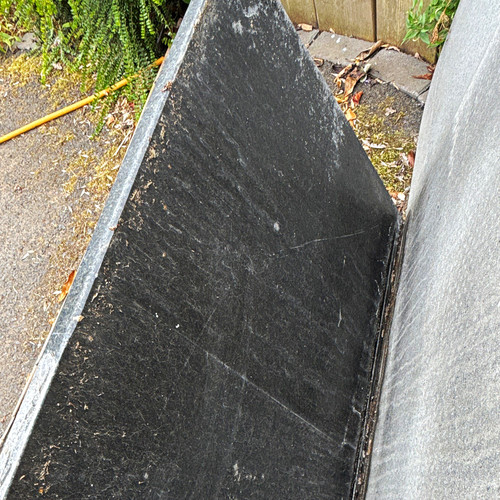 Black granite kitchen work - , top
