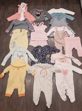 Baby Girl Clothes Bundle 19 Items 0-3 Months Joules Next & More