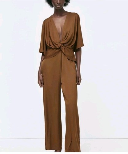 Zara satin jumpsuit - zara, size
