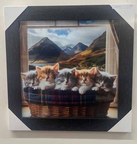 Black framed pictures - , of