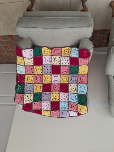 Hand crochet small patchwork - hand,