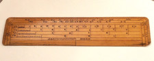 ANTIQUE BOXWOOD 6" SCALE RULER