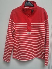 Joules Half Zip Size 10 Red