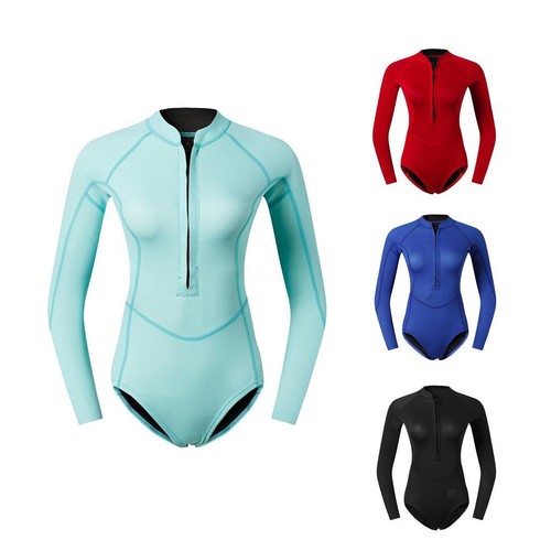 Women long sleeve neo bikini - women's,