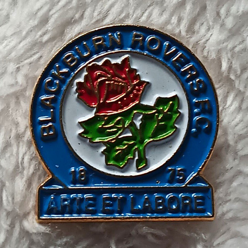 Blackburn rovers enamel - blackburn, fc