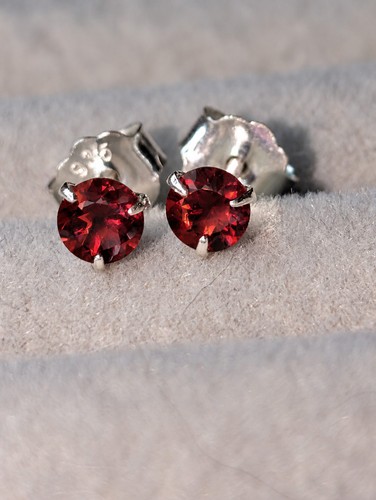Natural red garnet - garnet, &