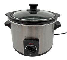 Lakeland Mini Slow Cooker Personal Single Serve Pot Stainless Steel - D43 O438