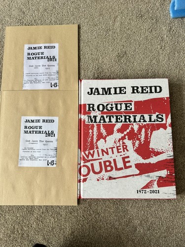 Rare signed jamie reid art - jamie,