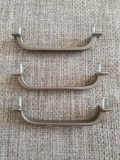 Pewter Look Drawer Cupboard Handles Excellent Condition Heavy, Chunky. 