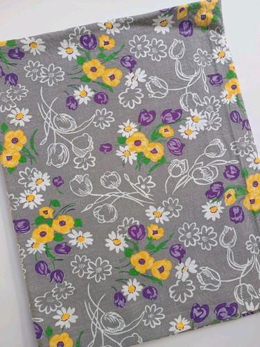 Vintage full feedsack fabric - vintage,