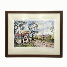 Thelwell Pony Print. Willowbrook Riding School. Horse riding gift.