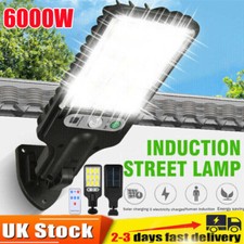 6000W LED Solar Power PIR Motion Sensor Lamp Outdoor Garden Security Wall Lights