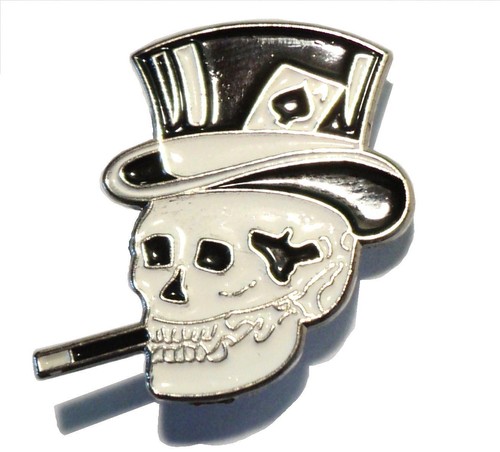 Smoking skull ace - of, spades