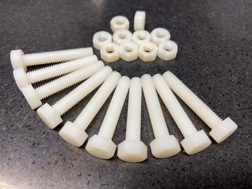 10pack nylon hex - nylon, (plastic)