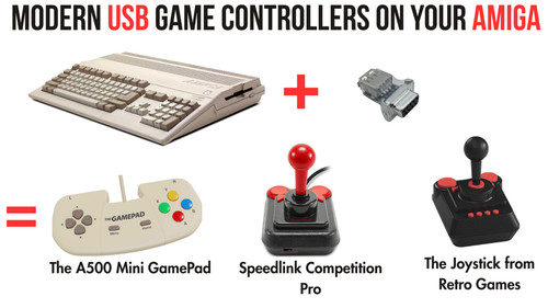 Commodore amiga joystick - amiga,