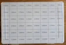 Honda, Kawasaki, Yamaha, Suzuki Motorcycle Valve Shim Kit 7.48mm OD, 1.2 to 3.5