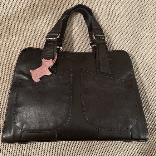 Radley black leather grab - leather,