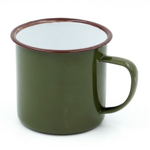 Vintage handmade enamel - vintage, cup