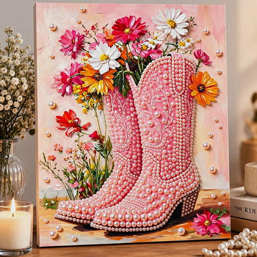 Pearl diamond painting kit - pearl/diamond,