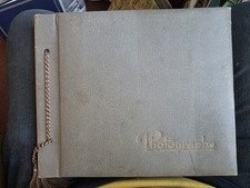 VINTAGE PHOTO ALBUMS & 110 OLD PHOTOS, LIFE & TIMES, HOLIDAYS 1950's, ALL SHOWN