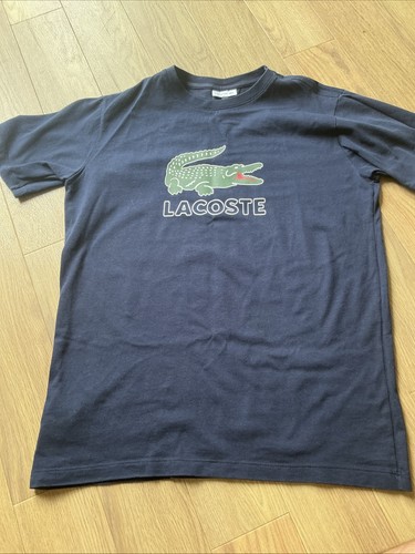 Lacoste navy crocodile logo - lacoste,