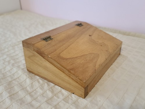 Antique slant top tabletop - antique,
