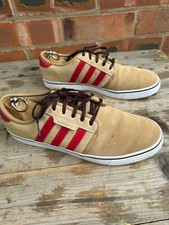 mens suede ADIDAS seeley - size uk 9 ( 2014 ) good condition ( ref WOW )