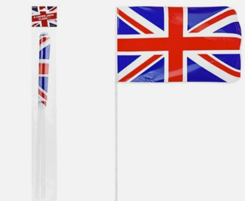 Union jack hand flags pack - hand, of