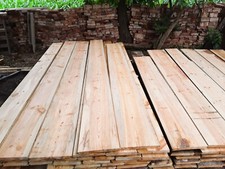 Reclaimed pitch pine boards