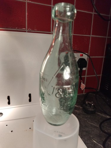 Tall skittle bottle - j&b, 7"