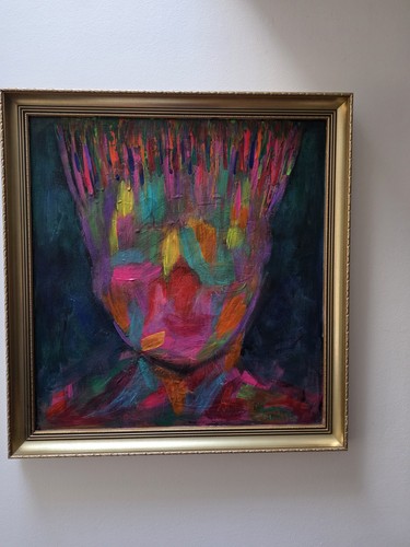 Expressive abstract portrait - expressive,