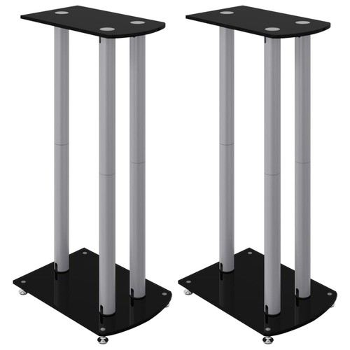 Speaker stands 2pcs black - stands, and