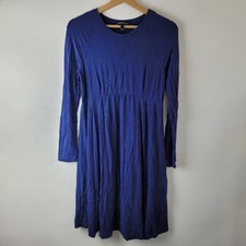Isabella Oliver Size 2 Navy Blue Stretch A-line Dress Formal Casual Maternity