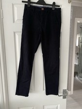 Boys' Navy Blue Chinos From Next Age 12