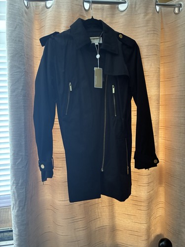 Michael kors black trench - black, coat