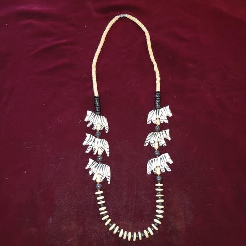 Handmade zulu wood bead - wood,